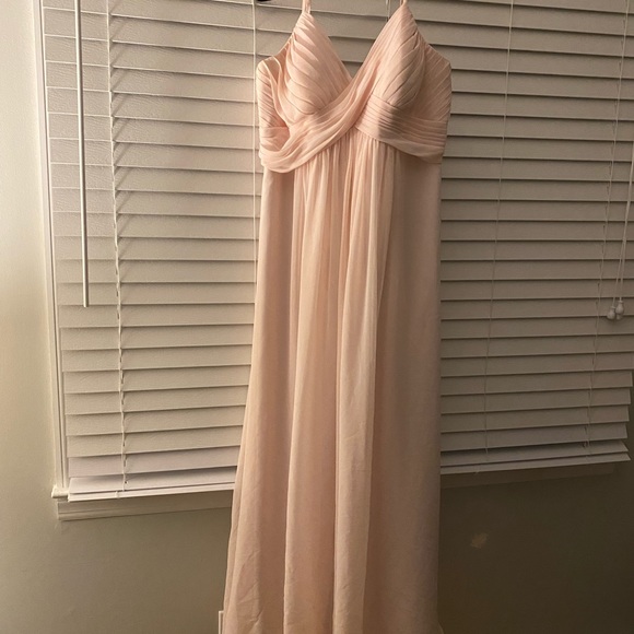 Azazie Dresses & Skirts - Azazie bridesmaid dress size 18 worn once style: Shannon color:blushing pink